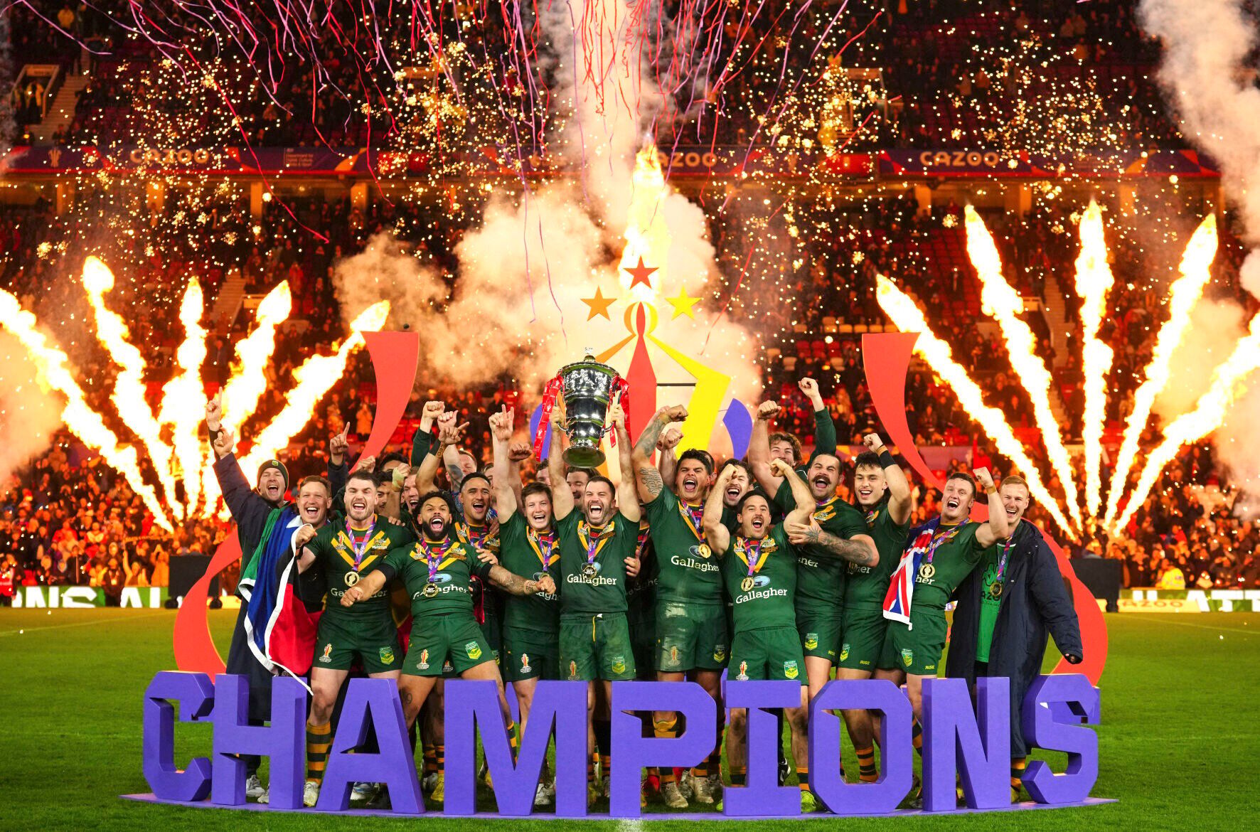 APTOPIX Britain Rugby League World Cup